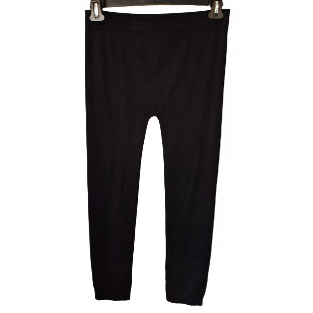 NWT Apt 9 Black Leggings XL Stretch Pull On Comfortable Basic